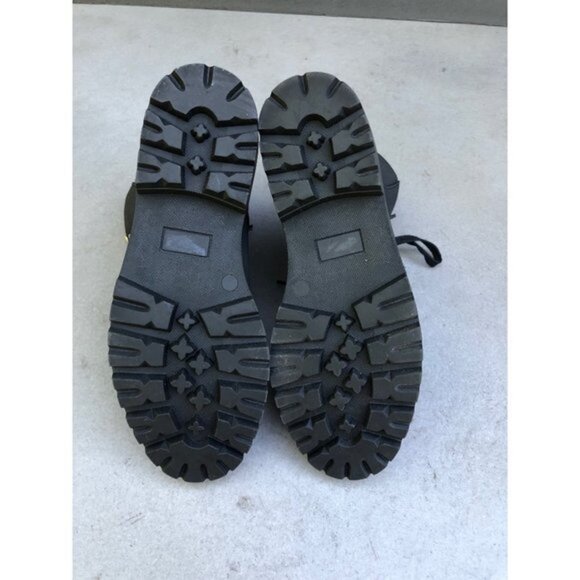 CHARLES BY CHARLES DAVID Women black combat boots size 7 - Picture 8 of 8